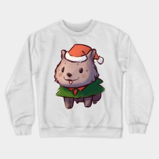 Cute Wombat Drawing Crewneck Sweatshirt